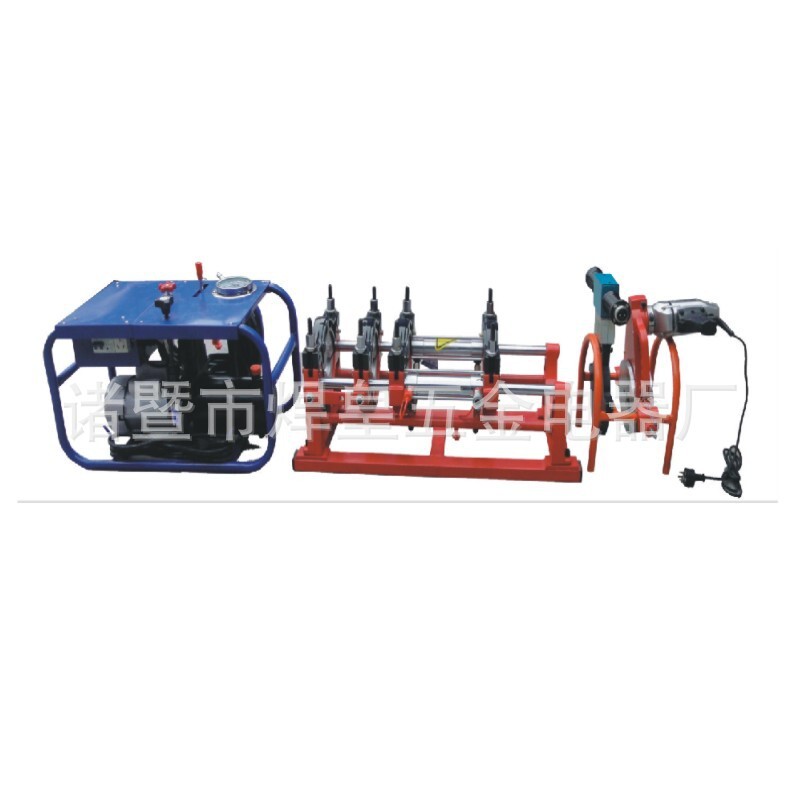 Welding kings reverse to full automatic PE welder 200 315 500 natural gas steel wire tubes welded