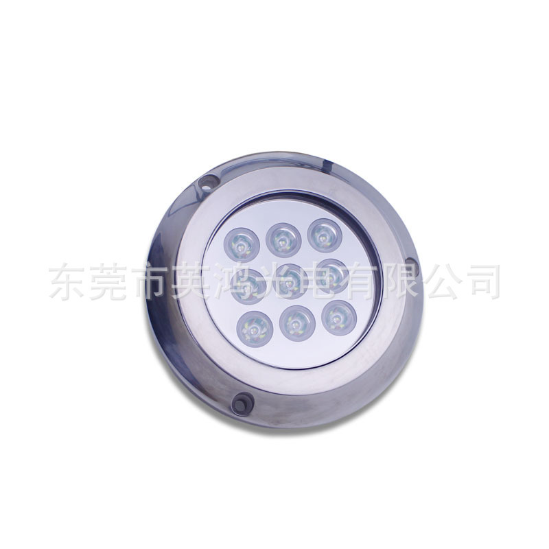 LED pool lights, underwater lights, yacht lights 316 stainless steel high power underwater lights.