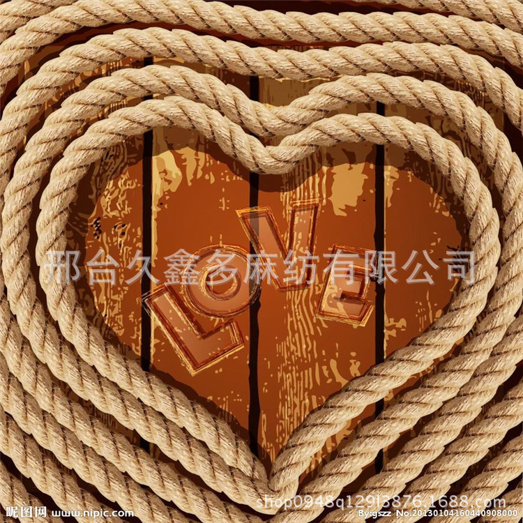 The jute rope factory supplies the fabric of the craft line.