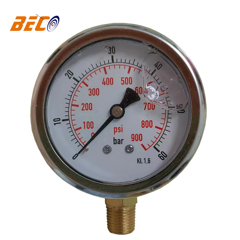 60mm stainless steel shell pressure table 900psi diameter installed oilable pressure table