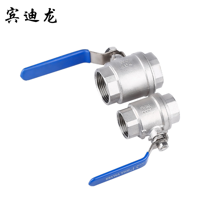 Bindilong 304 stainless steel ball valves medium-sized, two-swidthed, two-swidthed screwdriver valves