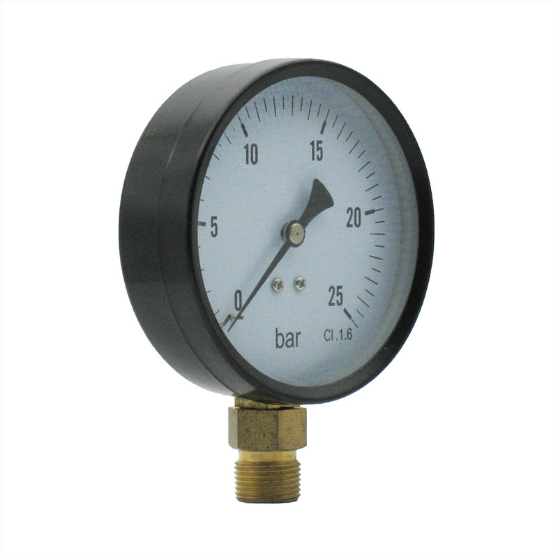 Y100 radium pressure table pressure tank 0-2.5 MPA to black shell