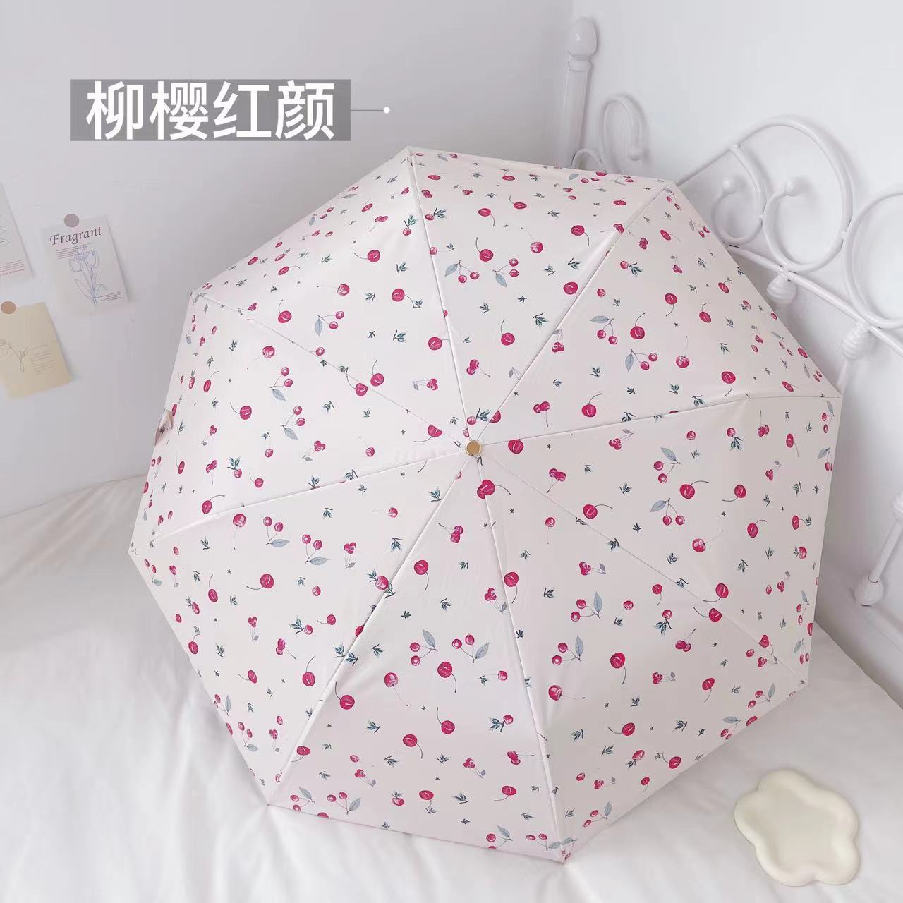 Máy đo bằng vàng Pháp được điều chỉnh bởi một chiếc dù của phụ nữ chống tia cực tím được bảo vệ.