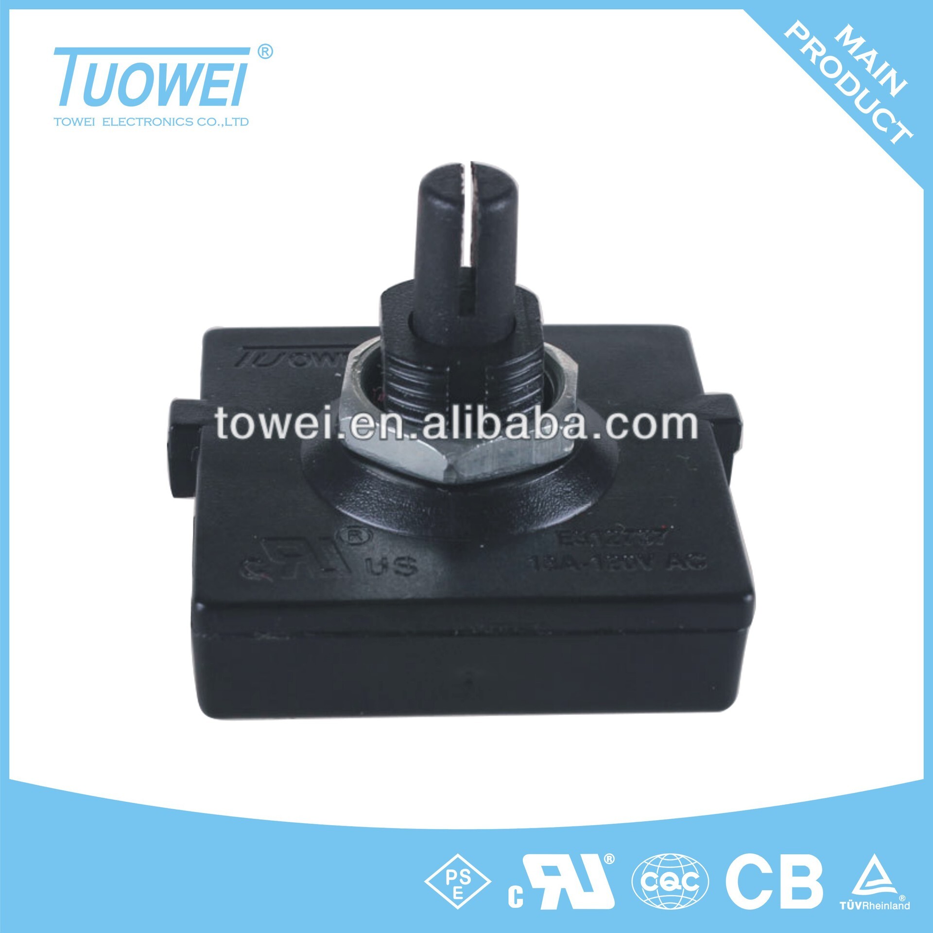 TUOWEI cung cấp công tắc xoay đa tầng, công tắc quay quạt, công tắc nước trái cây.