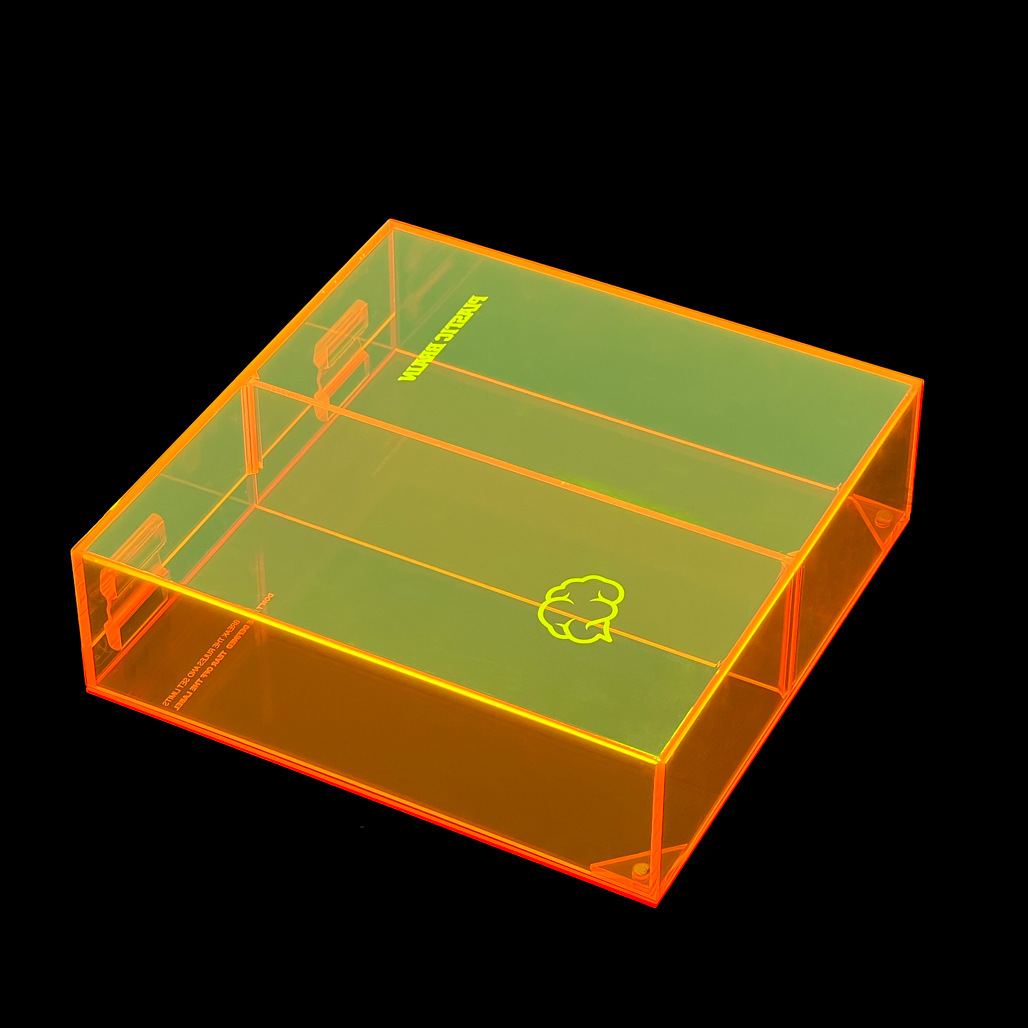 The fluorescent Aklik processing box creative gift box table for the commemorative gift box will be customised.