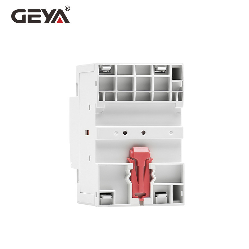 GEYA格亚定制GYHC-63A家用交流直流接触器230V四常开4P 63A 4NO自