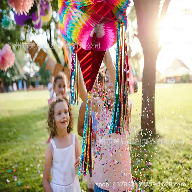 Pinata Cross-border International Station Amazon Hot and Large Mexican Skin Paper Pinata Birthday Party