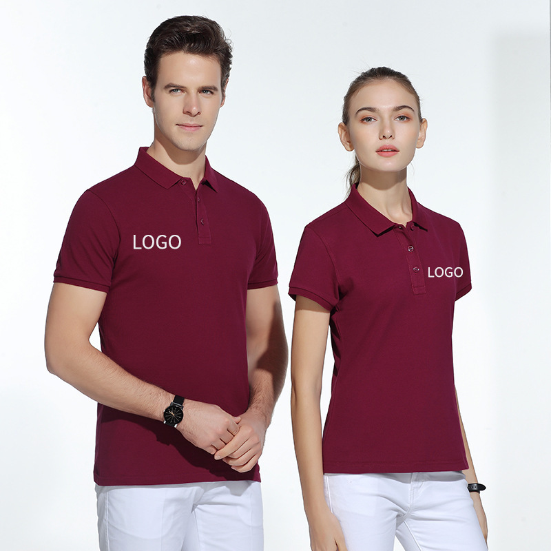 Short-sleeve POLO work clothes, t-shirts for a party to print the LOGO ad culture shirt