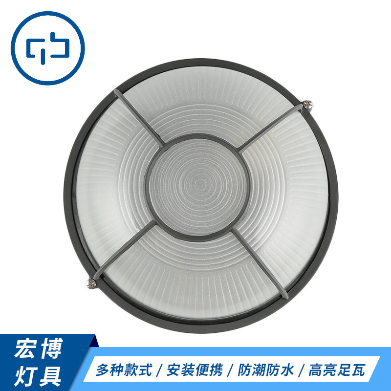 A simple design of aluminum hull walllights, outdoor engineering lighting three-side lighting for sale.