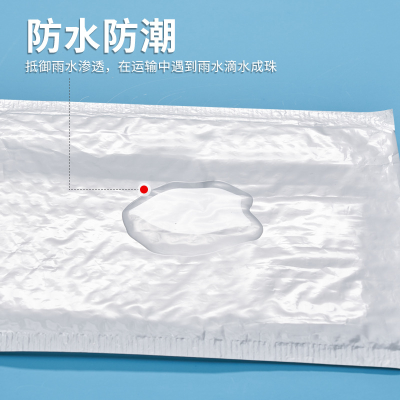 Quick air bubble bag from sticky bag with white luminous foam bag with long envelope bags for waterproof resistance