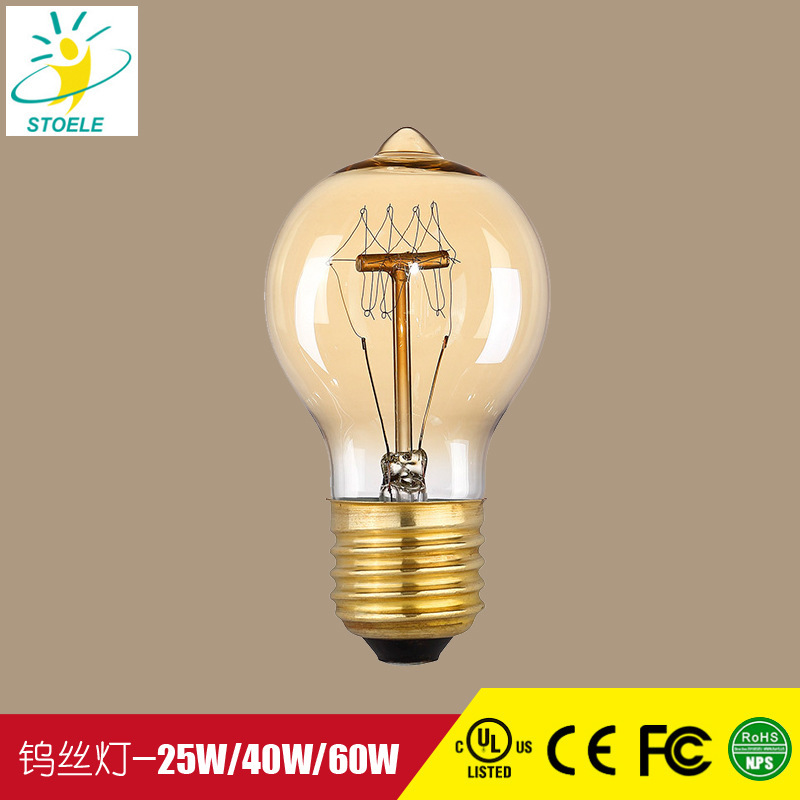 Edison light bulb led retro-tung lantern, fashion-decorated tea rim light, LED energy-efficient light bulb wholesale.