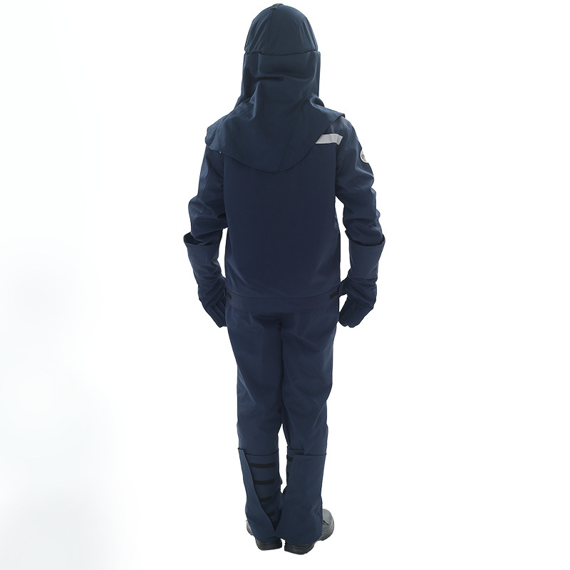 Long-lived spray-resistant work suit, metal-melting protection suit, metal thermal processing clothing