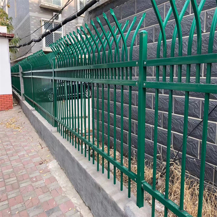 Zinc steel courtyard fences outside the perimeter fence to protect small areas of rural courtyard wall isolation fences