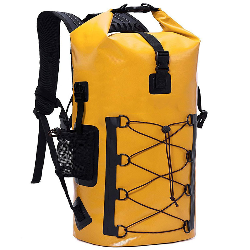 50L Large capacity PVC waterproofing kit, double shoulder backpack, multi-purpose camping kit