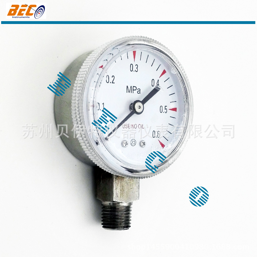 BECO directs 50 mm of all stainless steel pressure table 0.6 MPa radial installation pressure table