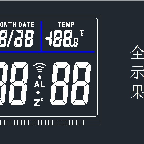 Production of electronics LCD display screen super thin liquid crystal screen picker black and white display temperature control valve break