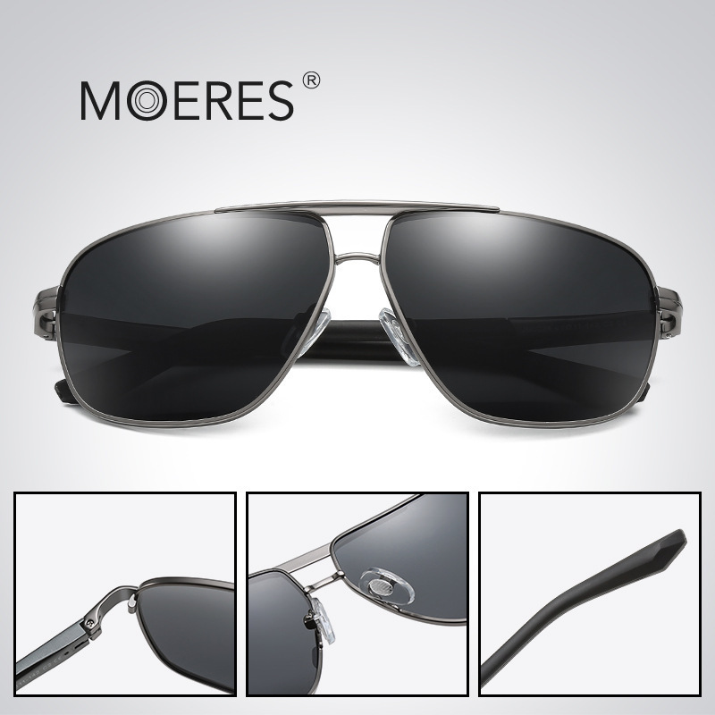 Aluminum magnesium sunglasses.