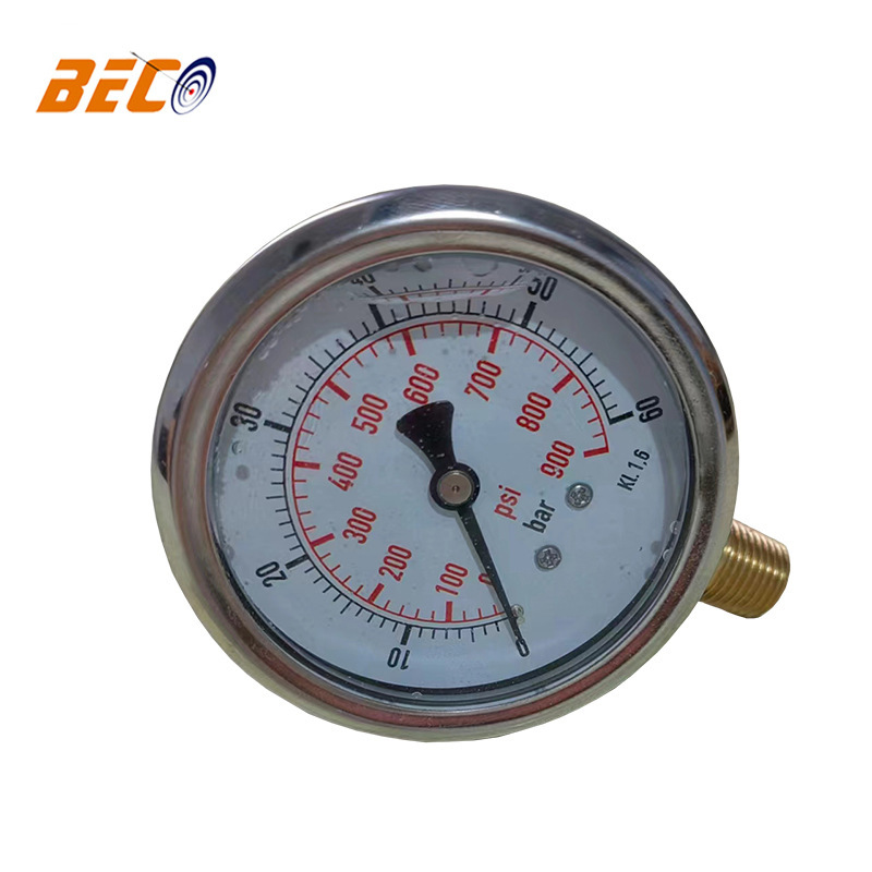 60mm stainless steel shell pressure table 900psi diameter installed oilable pressure table