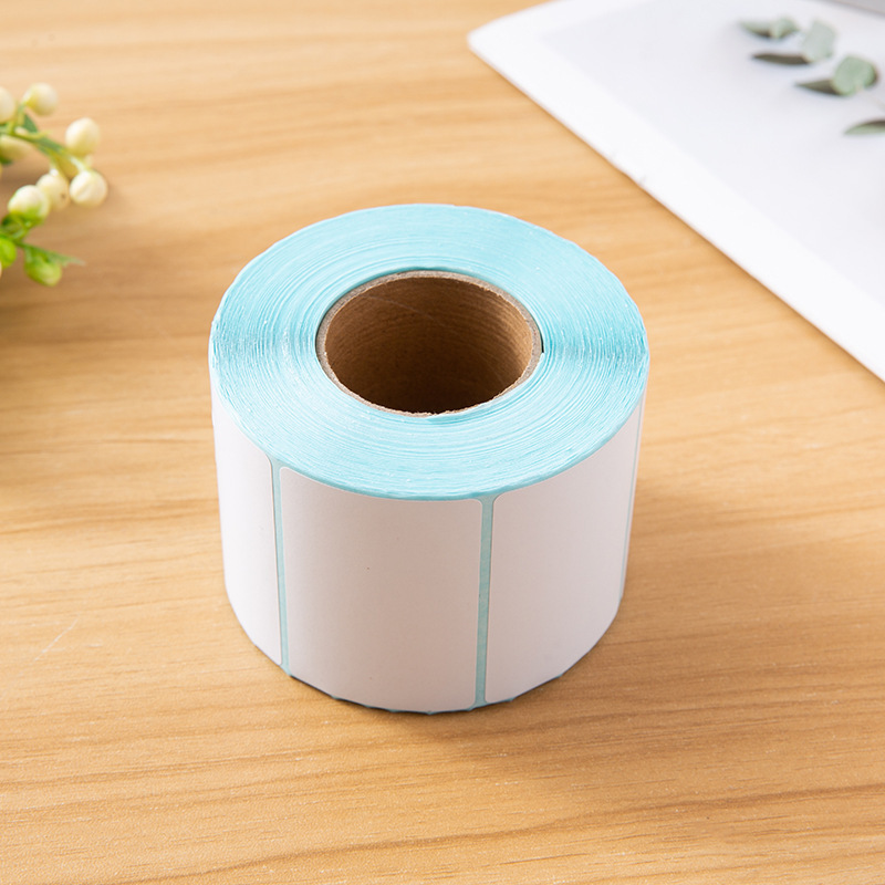 Portable 3 heat-sensitive non-dry tape label paper customised with small blank roller mini-coding paper