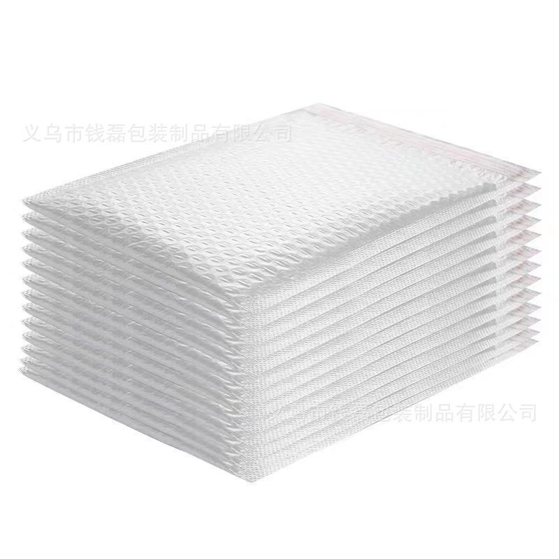 Self-envelope composite bubble bag, white envelope, sticky bag delivery bag, bag bag with thick bag