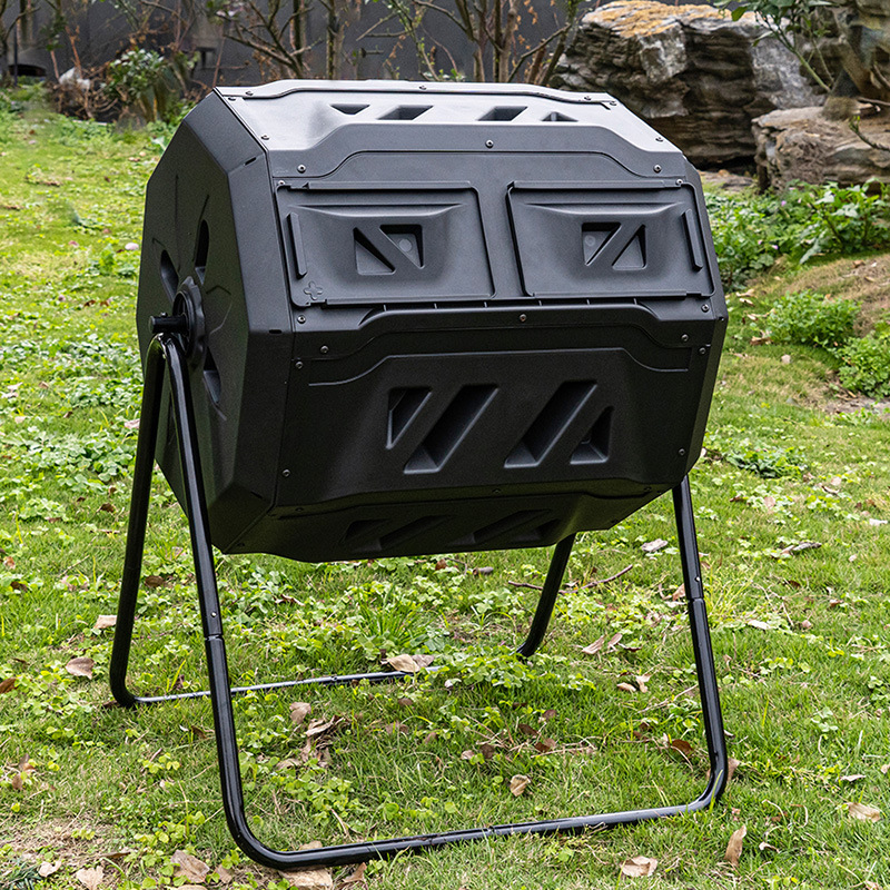 Hộp Composter chéo khu vườn rải rác ngoài trời trống chất thải chất thải chất thải lên men