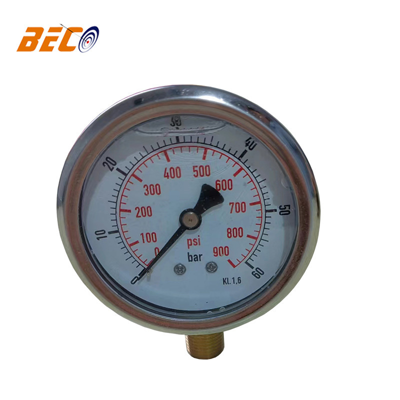 60mm stainless steel shell pressure table 900psi diameter installed oilable pressure table