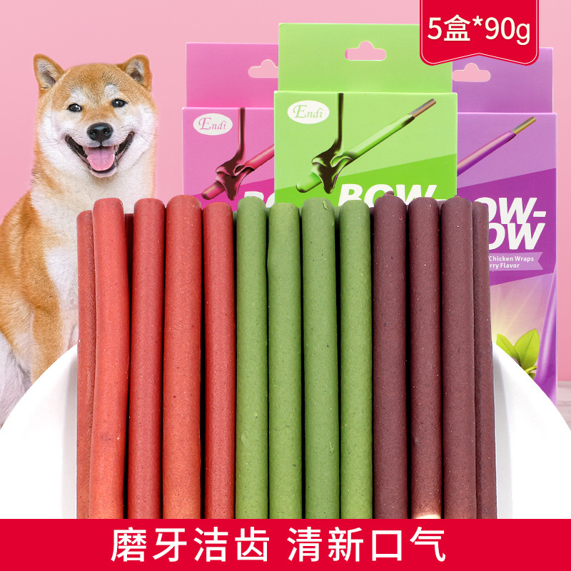 Mạng lưới đỏ Hàn Quốc, 90 gram Witwigs, snack chó, răng chạm trổ của Teddy.