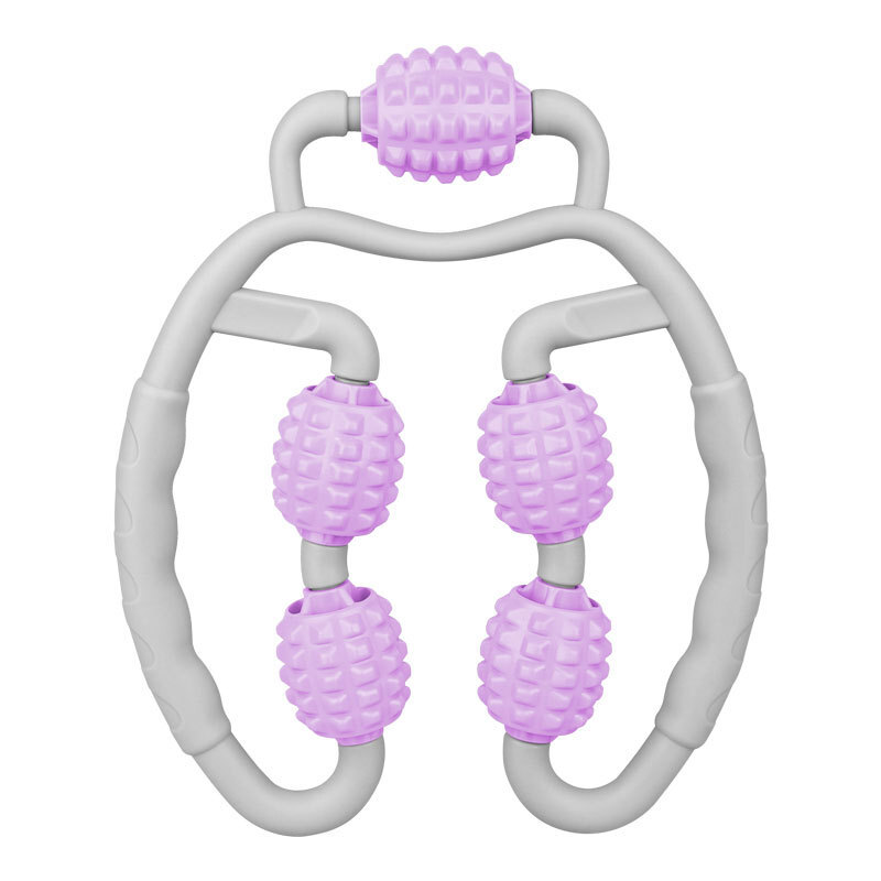 瑜伽环形夹腿滚轮瘦腿器材肌肉放松瘦小腿部按摩器瑜伽泡沫滚轴