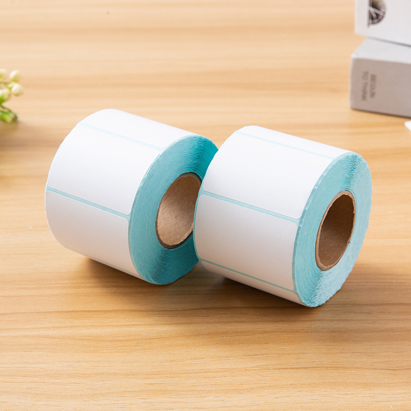 Portable 3 heat-sensitive non-dry tape label paper customised with small blank roller mini-coding paper