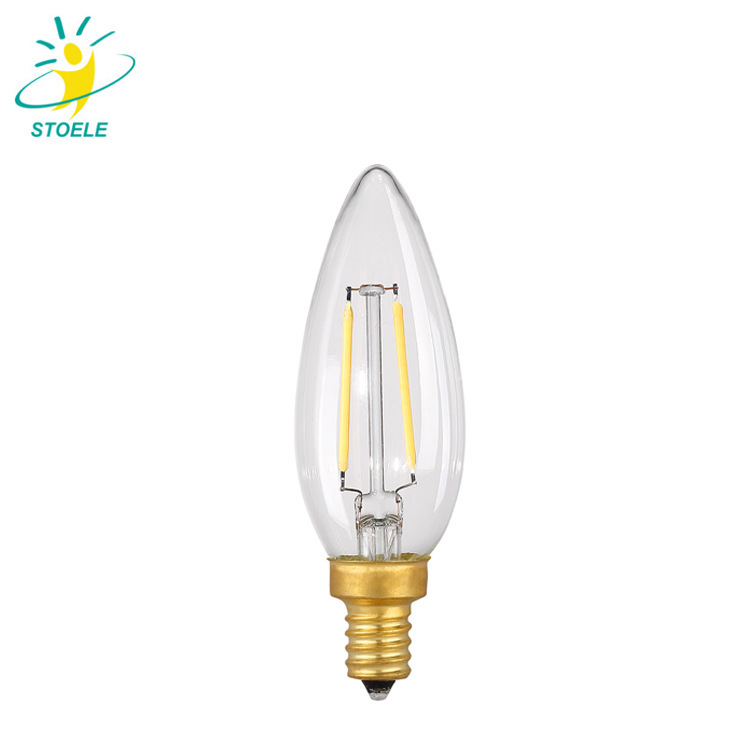 New decorated led light bulb E12S energy-efficient light-tailed candlelight bulbs, little screwdrivers, fixed