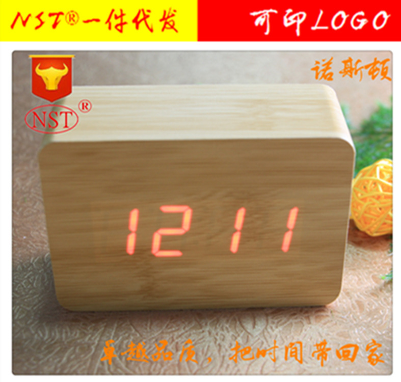 The factory sells creative wood electronic clocks, calendar-made wood table clocks, mini digital smart clocks.