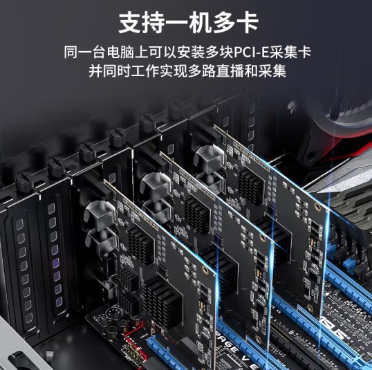 2路SDI+2HDMI PCIE采集卡