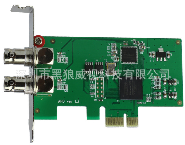 1路 AHD 1080P PCI-E UVC采集卡 视频直播采集卡 capture card