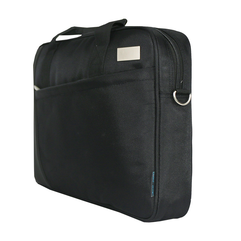 The black business computer bag, the laptop bag, has a full and full package.