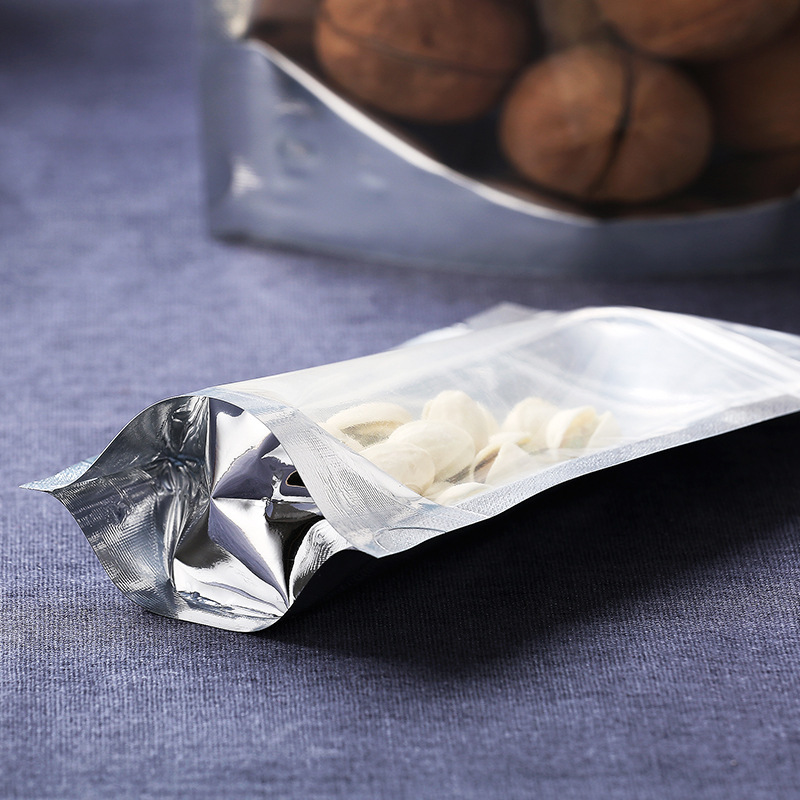 廠家直銷陰陽自立鍍鋁袋 食品包裝袋 乾果花茶糖果零食自封鋁箔袋
