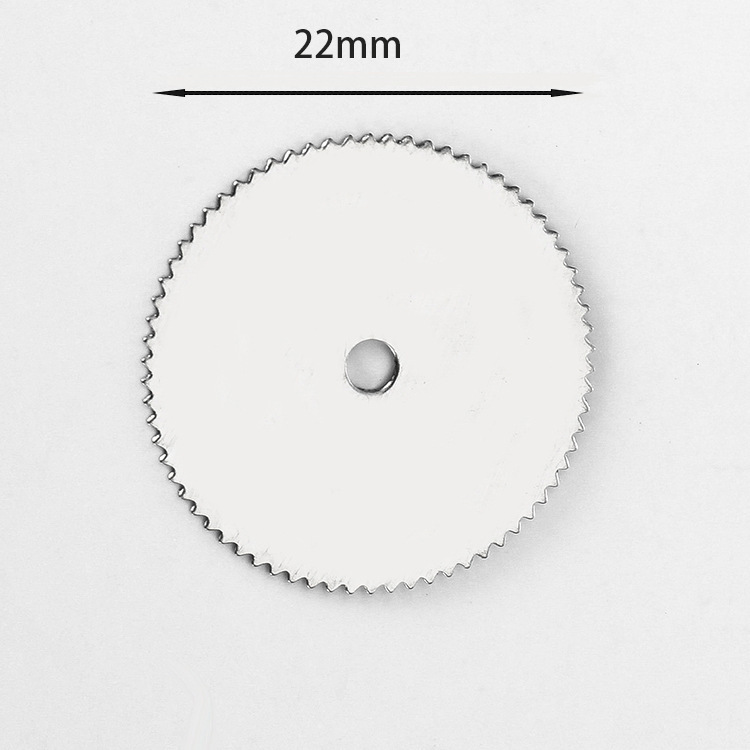 Power grinding fittings, high-speed stainless steel mini-sawing, 22mm blades, electric.