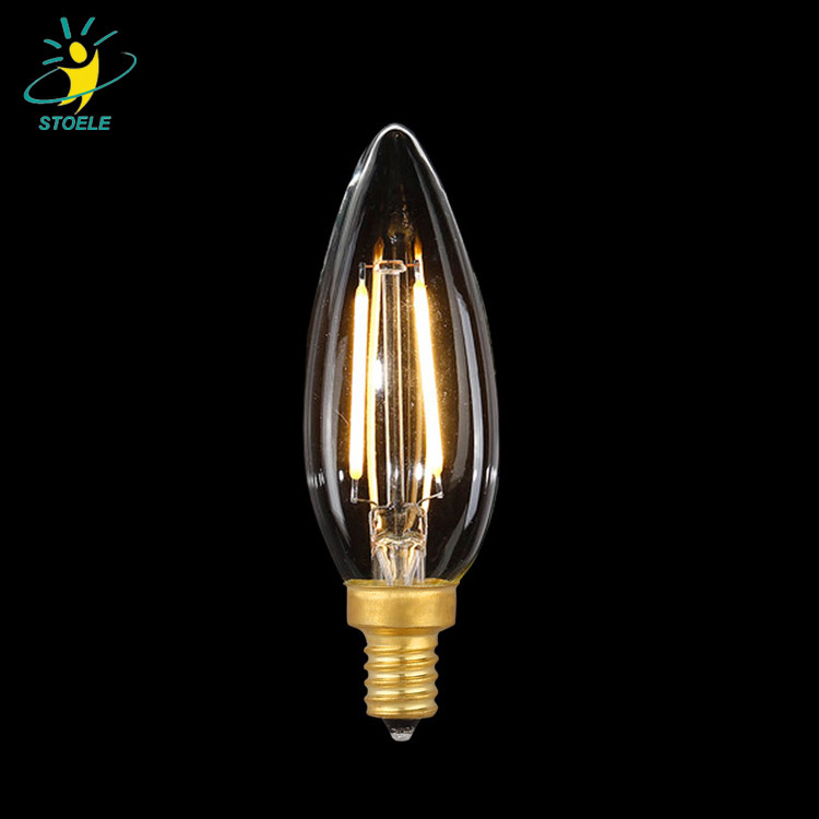 New decorated led light bulb E12S energy-efficient light-tailed candlelight bulbs, little screwdrivers, fixed