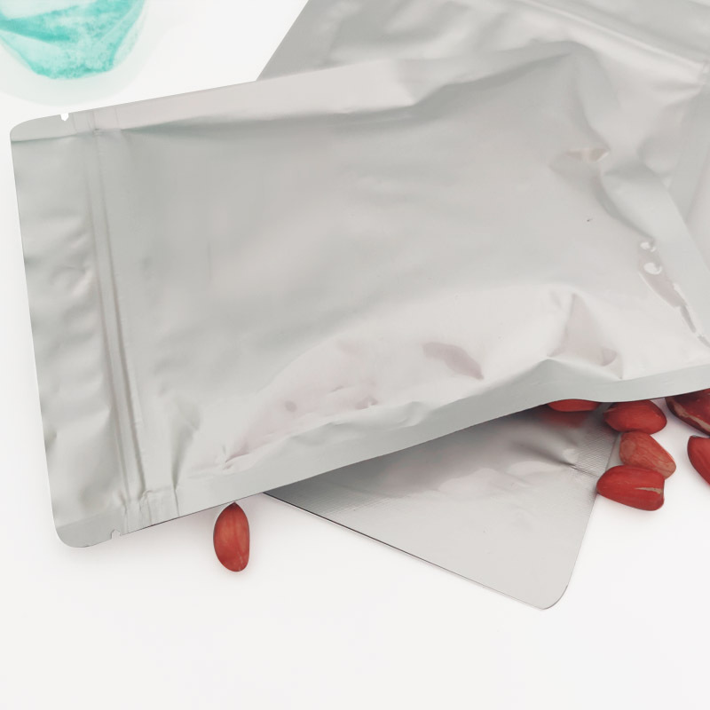 Aluminum self-enclosed bag, plastic composite mask bag, print zip-seated tea bag