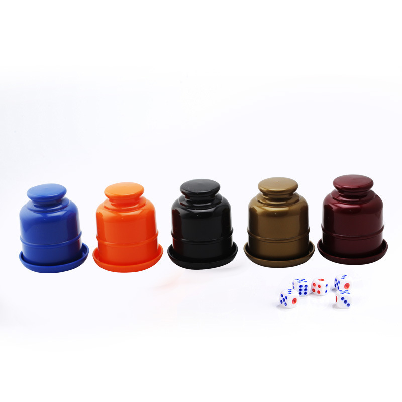 The thick tan with the bottom dice, the bar with the KTV club with the dice sift pack, five colors.