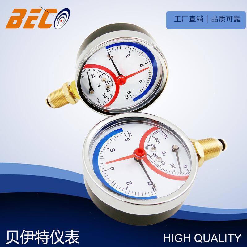 BECO directs 80 mm temperature table 8bar/120 degrees to install temperature pressure table