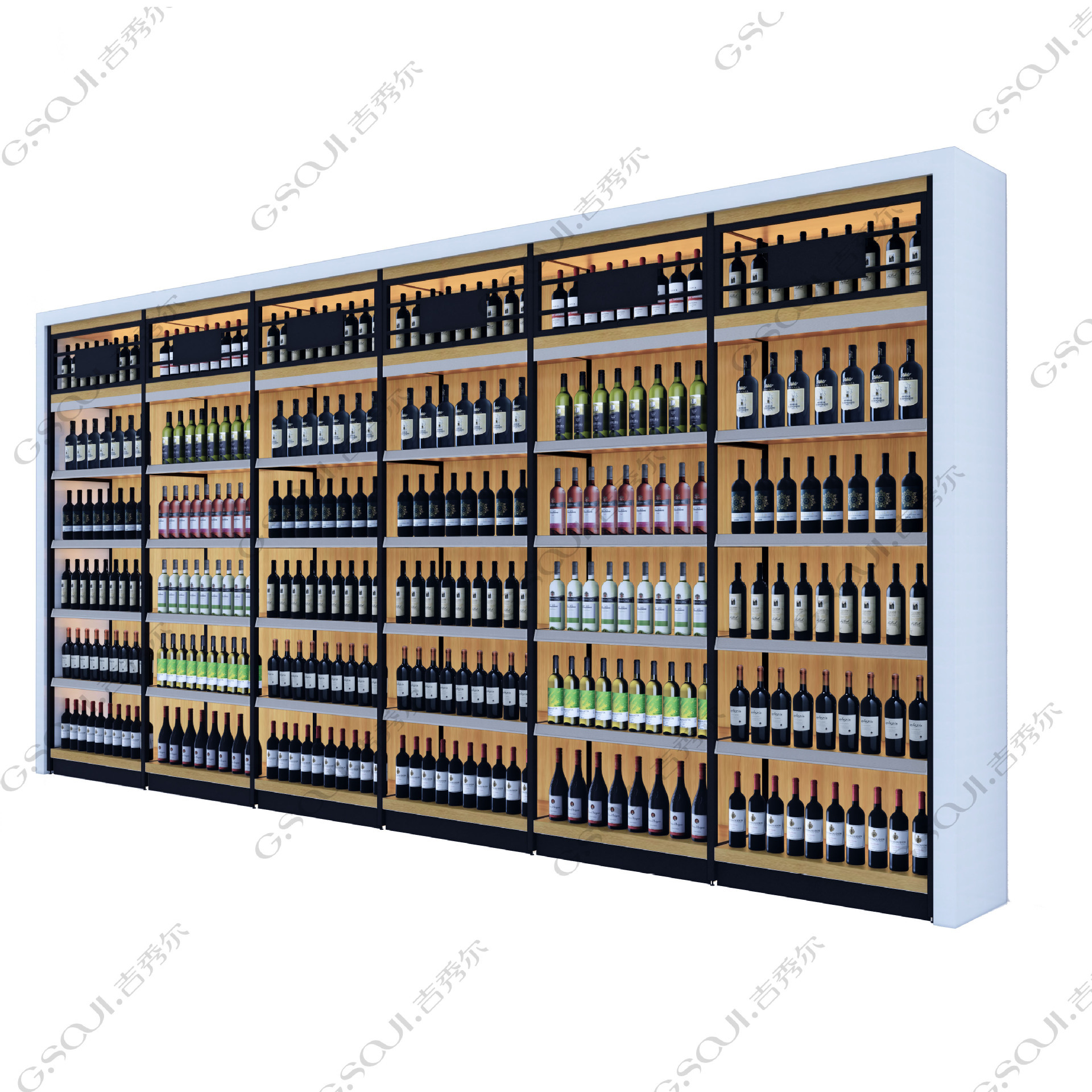 1919 shelves, 1919 cabinets, wine cabinets, wine displays, white racks, steel wooden shelf cabinets, red cabinets.