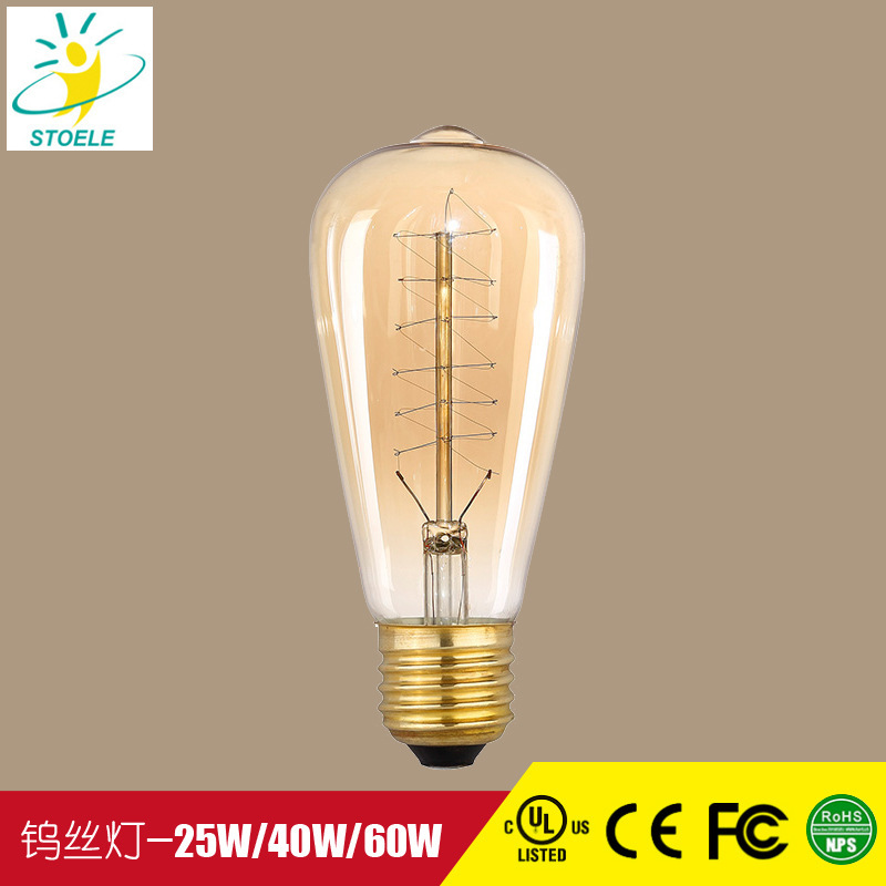 Wholesale of ST64 decorative light bulbs.