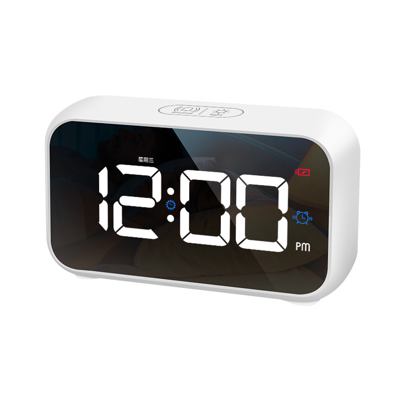 LED music alarm clock for new factory smart little alarm clocks for children's bedtime students