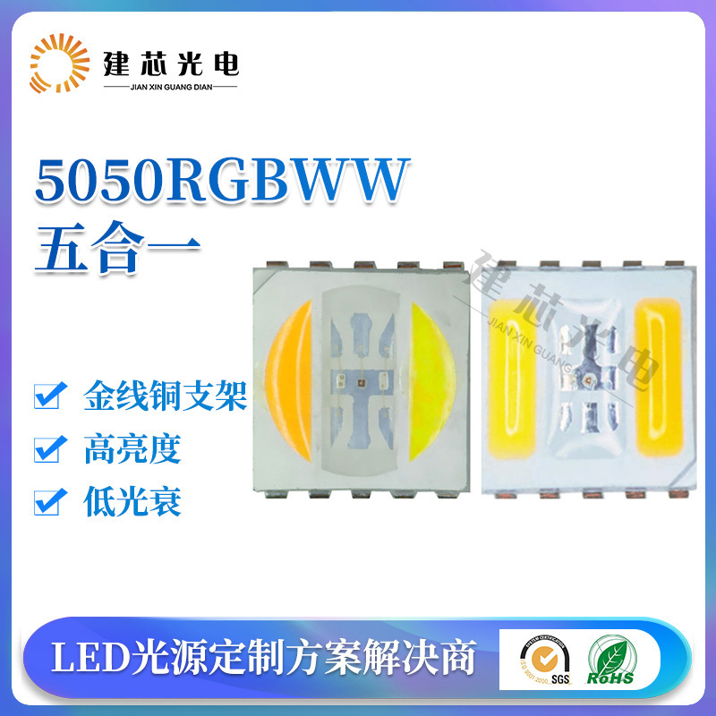 5050 RGBW 5x1 light bells full of 5050 light bells LED stickers brightly luminous diodes