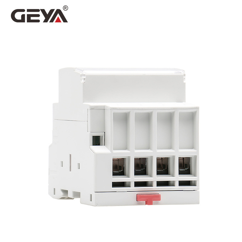 GEYA格亚定制GYHC-63A家用交流直流接触器230V四常开4P 63A 4NO自