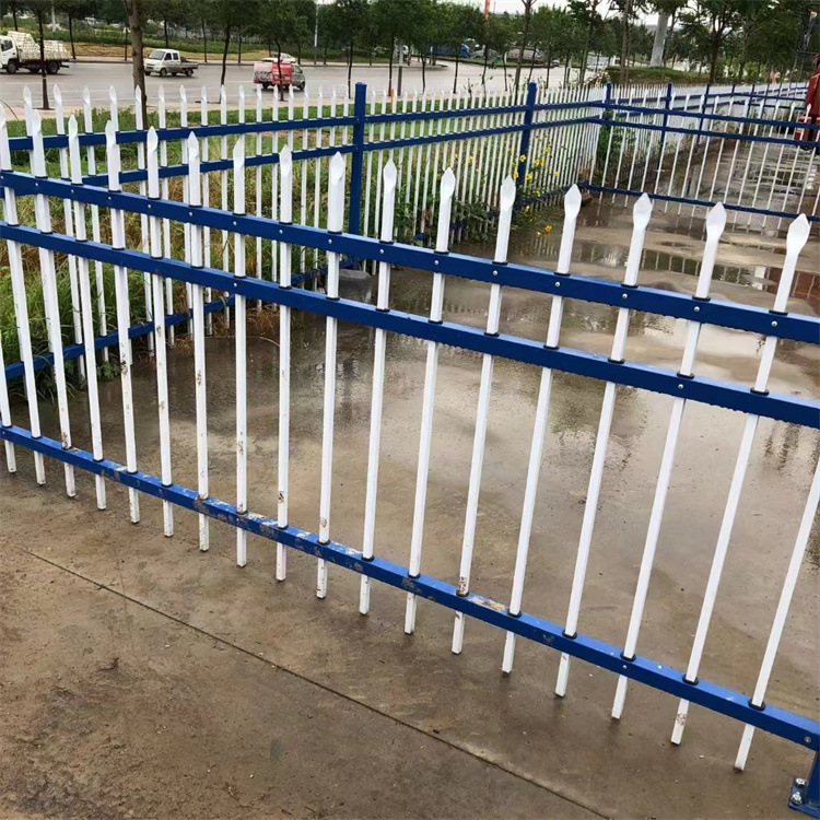 Zinc steel courtyard fences outside the perimeter fence to protect small areas of rural courtyard wall isolation fences