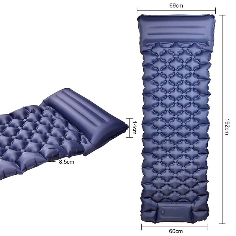 The new Amazon outdoor foot on the inflatable tent sleeps on a picnic pad, and the one with the inflatable bed.