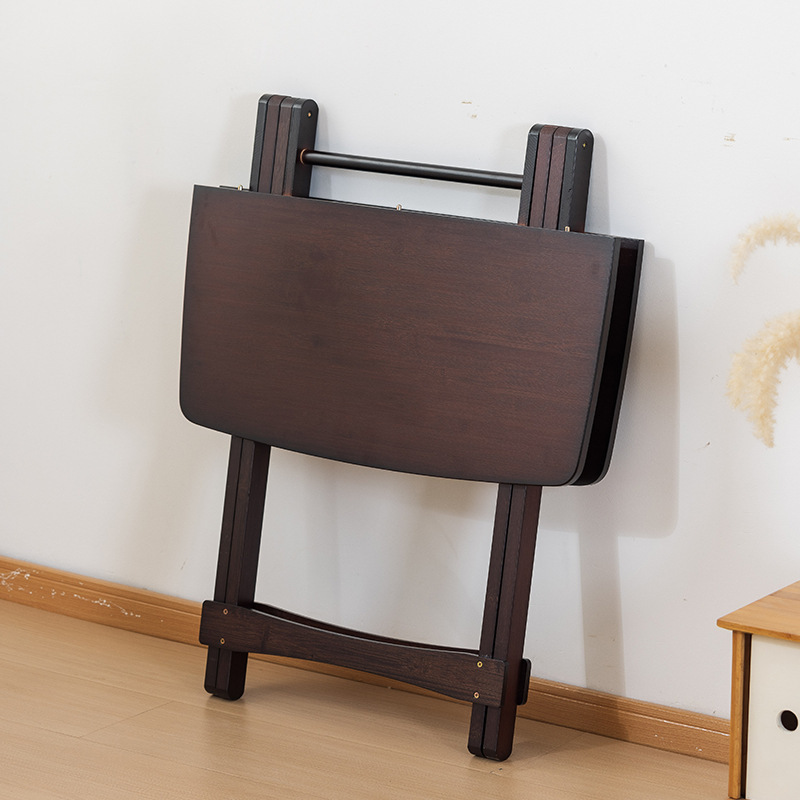 A table folding table table with a small household table outside the room, with a simple learning table squared balcony.