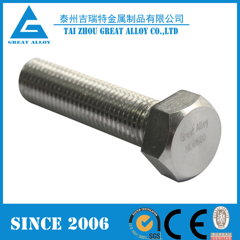 Supply of Inconel 600 N06600 2.4816 bolts.