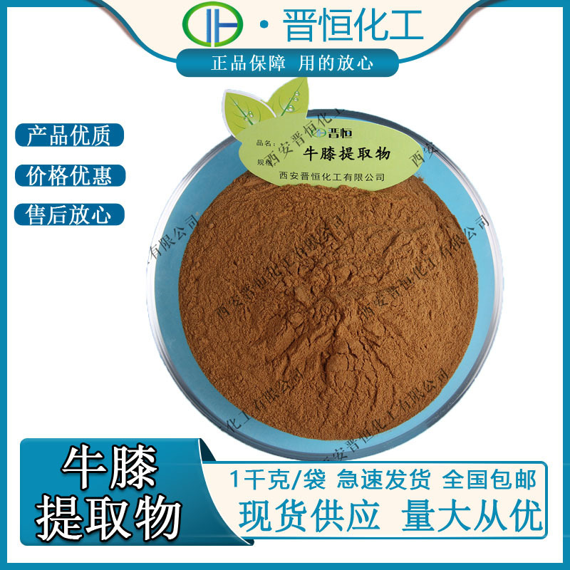 怀牛膝提取物10:1 三萜皂甙 牛膝粉 保健品原料 1KG/袋 现货包邮